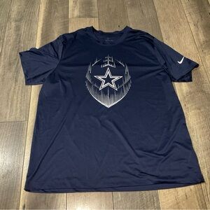 Nike Men’s Navy Short Sleeve Tee with Star Shield Logo